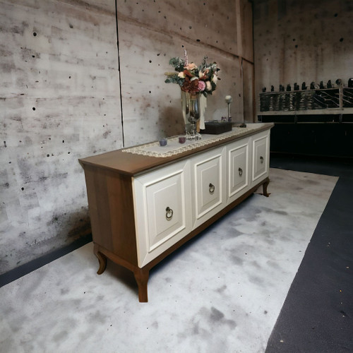 کنسول چوبی دورنگ